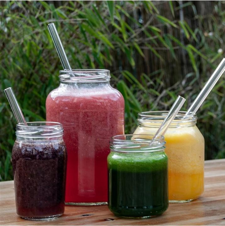Produktbild T&N Glas Strohhalm (12 Trinkhalme, 4x15cm, 4x20cm, 4x23cm, Gerade) (12 x)