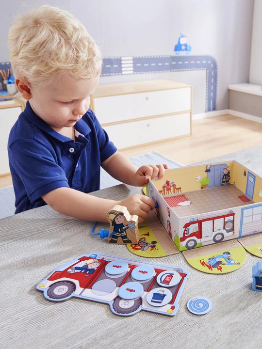 Actual product image Haba My first games - fire brigade (German)