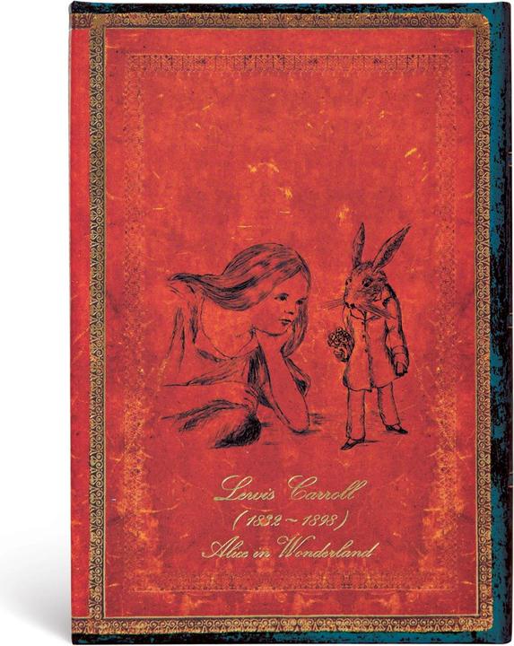 Actual product image Paperblanks ALICE IN THE WONDERLAND - notebook (A6, Plain, Hardcover)