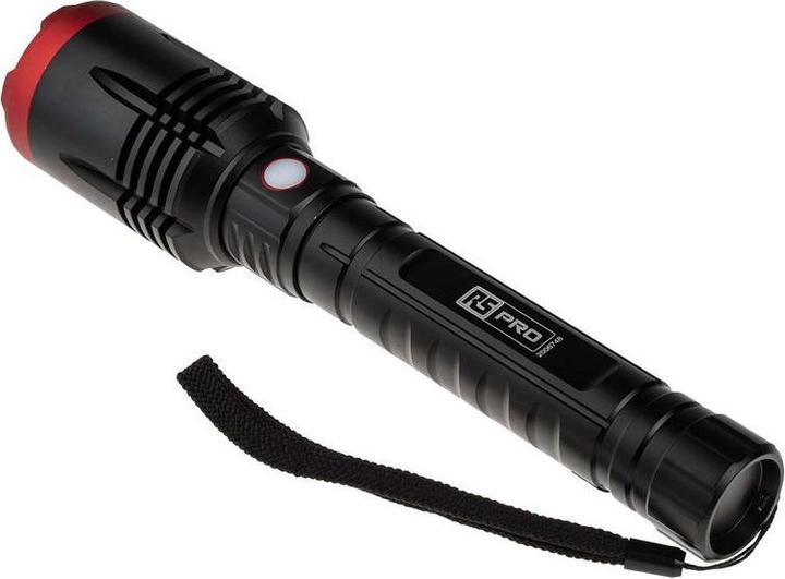 Actual product image Rs Pro Torch, LED, Rechargeable, 6000lm, 191m, IP67, Black (26.60 cm, 6000 lm)