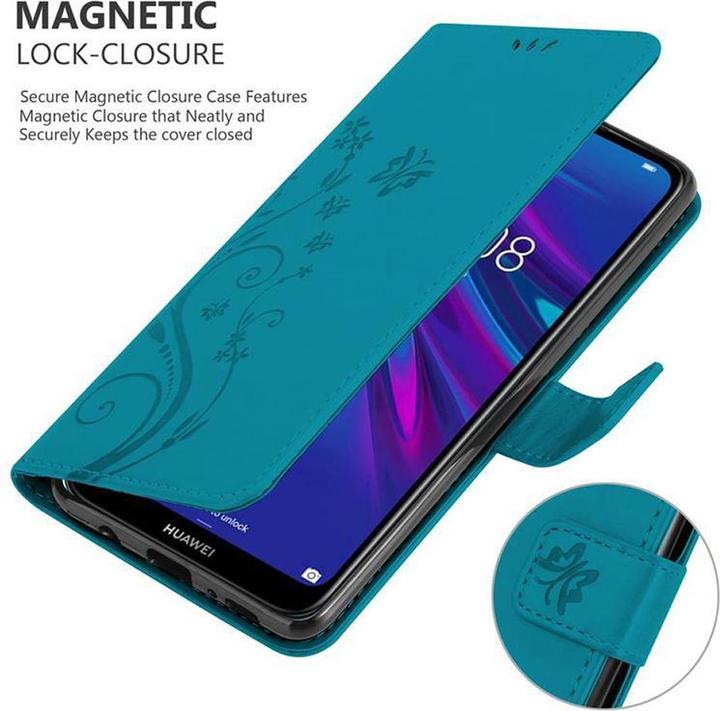 Immagine prodotto Cadorabo Copertina del libro di fiori (Huawei Y6 (2019))