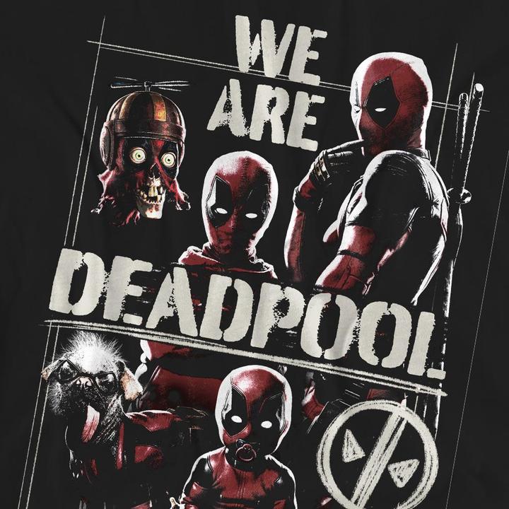 Actual product image Deadpool & Wolverine Unisex Adult We Are Deadpool T-Shirt (M)