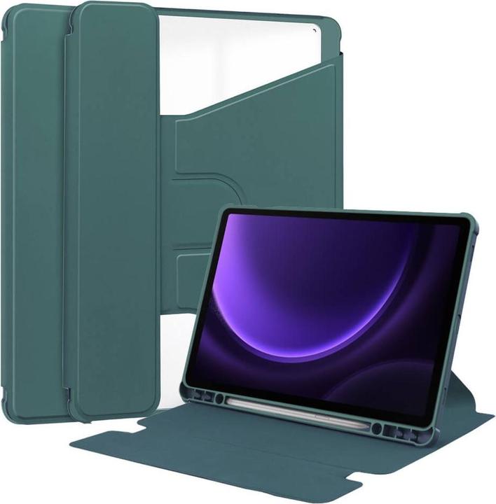 Produktbild Cover-Discount Galaxy Tab S9 FE - 360-Grad Tablet Hülle grün (Galaxy Tab S9 FE)