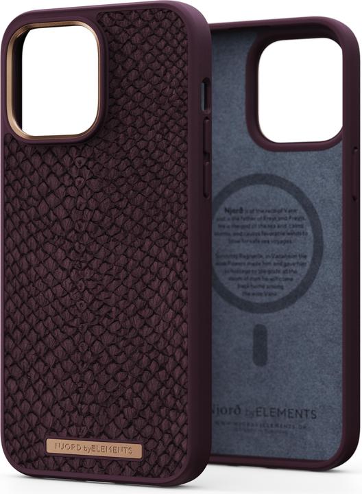 Image du produit Njord Salm.Leather Magsafe Case (Apple iPhone 14 Pro Max)