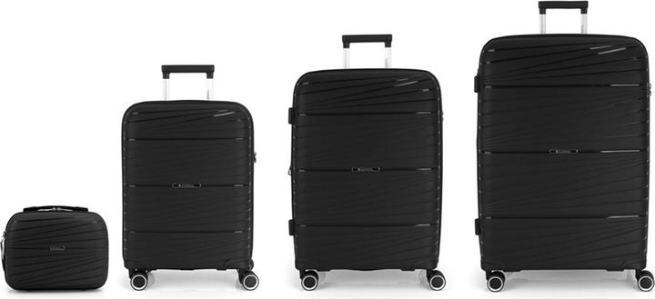 Produktbild Gabol Kiba 4 Rollen Kofferset 3-teilig mit Dehnfalte (224 l, XL (ab 115l))