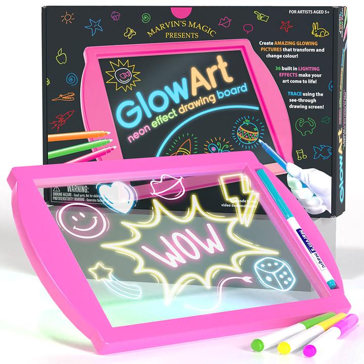 Actual product image Marvin's Magic Marvins Magic - Glow Art - Pink - (MMG009P)