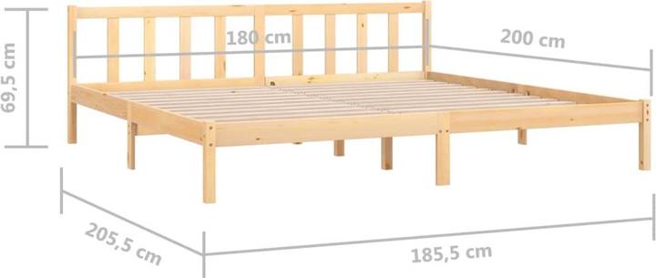 Actual product image VidaXL Volodymyr (180 x 200 cm)
