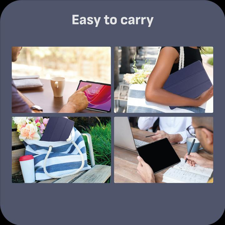 Produktbild Cazy Premium Smart Hülle Kompatibel mit Lenovo Tab M11 - Schutz Etui Hülle - Automatischem Schlaf/Aufwach (Lenovo Tab M11)