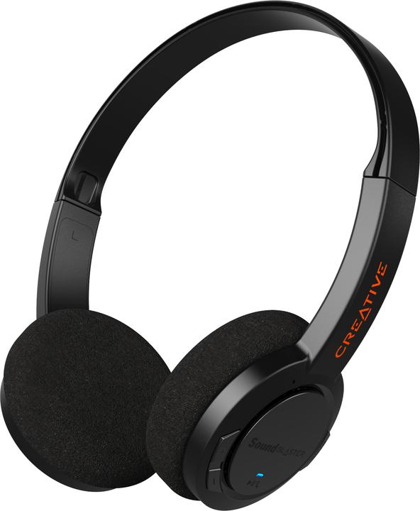 Produktbild Creative SOUND BLASTER JAM V2 Kabelloser Bluetooth-Kopfhörer schwarz (ANC, 22 h, Kabellos, Kabelgebunden)