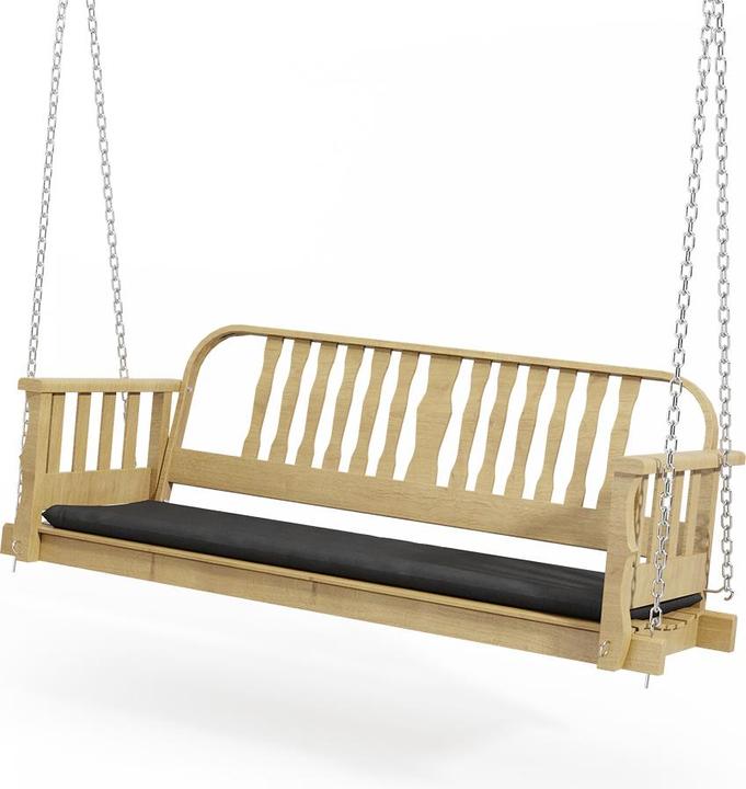 Produktbild Vicco Bankauflage, Anthrazit, 140 cm (140 x 40 x 6 cm)