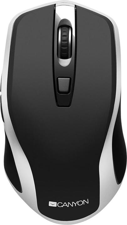 Immagine prodotto Canyon Mouse ricaricabile senza fili a 2,4 GHz con sensore Pixart, 6 tasti, silenzioso a destra (Senza fili)