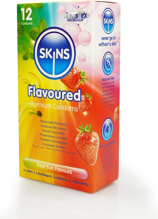 Produktbild Skins Condom Flavours 12 Pack (12 Stk.)