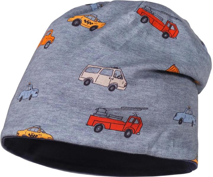 Produktbild Maximo Mütze Beanie reversible Cars Gr. 55 - 57 (55 - 57)