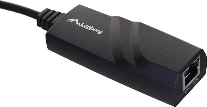 Produktbild Lanberg NC-1000-02 Netzwerkadapter (USB 3.1, USB-C, 1x 10/100 / 1000Mbps) (USB-C, RJ45 Gigabit Ethernet (1x))