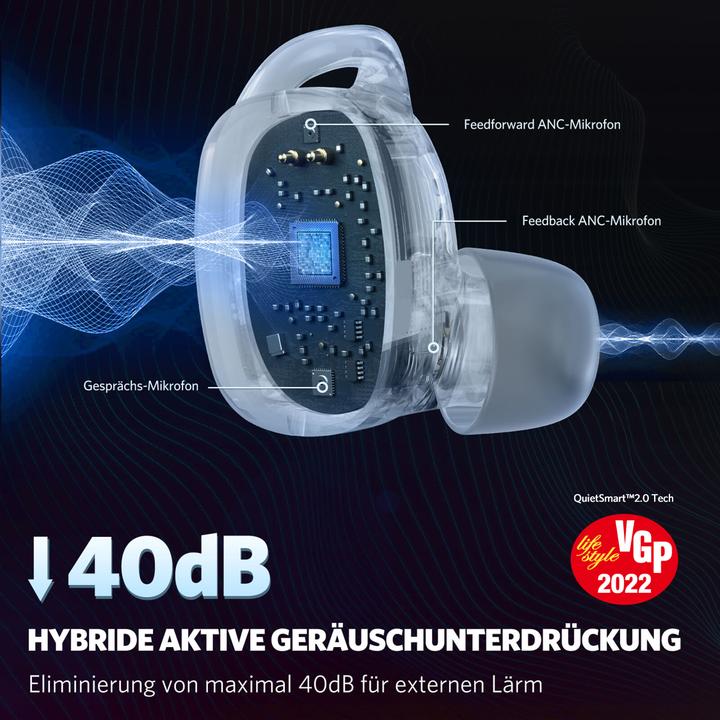 Actual product image EarFun Free Pro 2 (ANC, 6 h, Wireless)