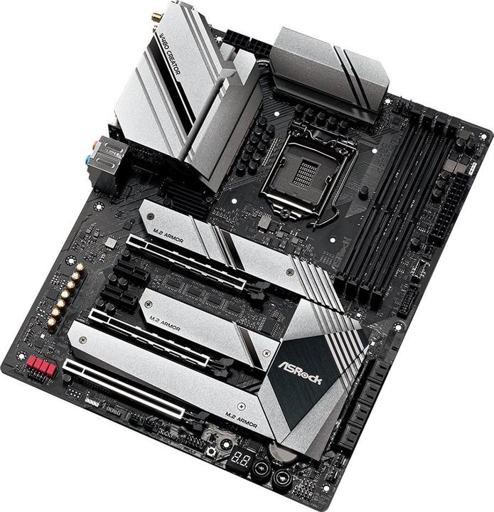 Produktbild AsRock W480 Creator (LGA 1200, Intel W480, ATX)