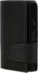 Immagine prodotto Kensington Portafoglio CLICKSAFE con portacarte, finta pelle, rosso/argento