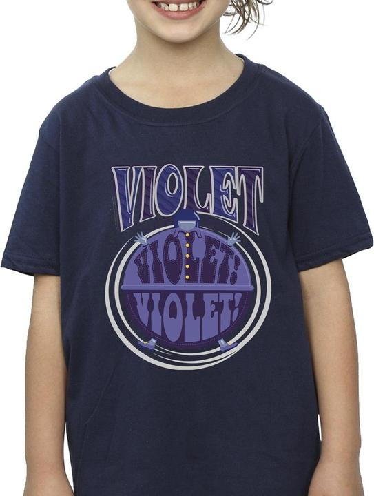Produktbild Willy Wonka & the Chocolate Factory Violet Turning Violet TShirt Mädchen (140, 146)