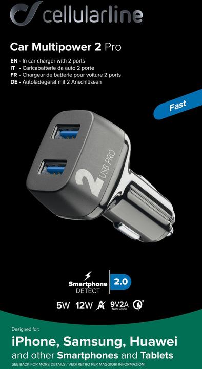 Immagine prodotto Cellularline Car Multipower 2 PRO