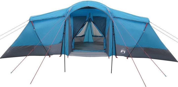 Immagine prodotto VidaXL Tenda familiare con finestre Cupola blu per 4 persone Impermeabile (Tenda a cupola, 4 persone)