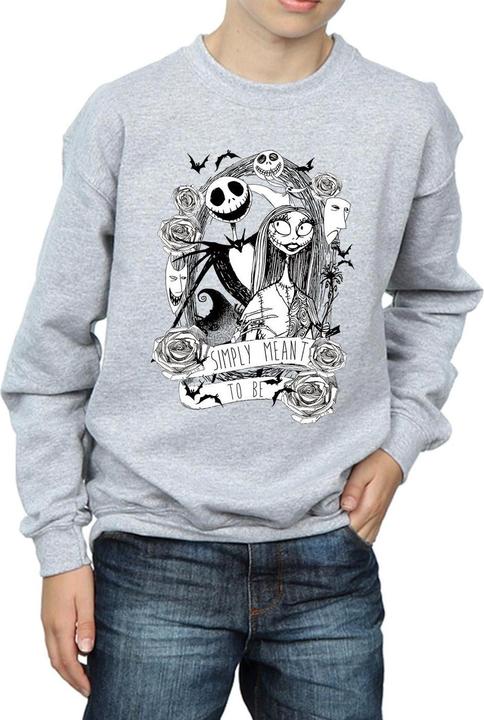 Produktbild Disney Nightmare Before Christmas Simply Meant To Be Sweatshirt Jungen (140, 146)