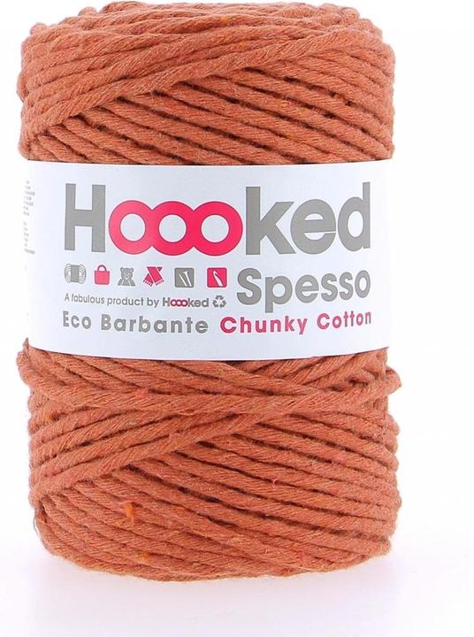 Hoooked Wool Spesso Chunky Macramé Rope 500 g Dark Orange (127 m)