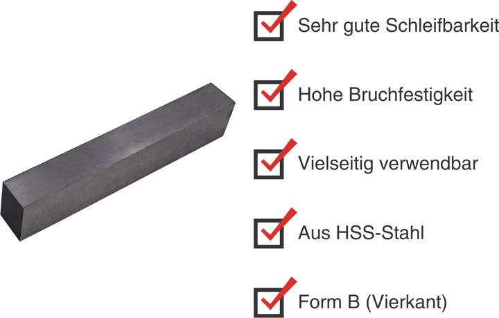 Actual product image Paulimot HSS-Drehling 16 x 16 x 100 mm
