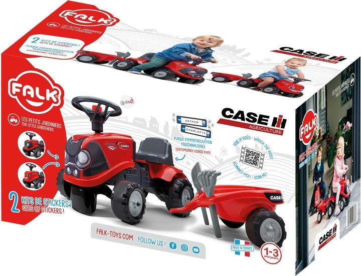Actual product image Falk Toys Sliding vehicle pedal tractor with trailer