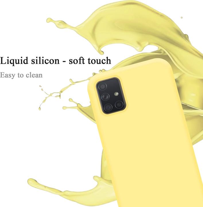 Actual product image Cadorabo TPU Liquid Silicone Case Cover (Samsung Galaxy A71)