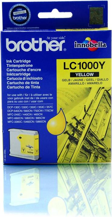 Actual product image Brother Lc-1000y (Y)