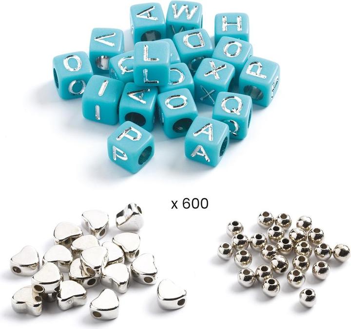 Actual product image Djeco Alphabet beads