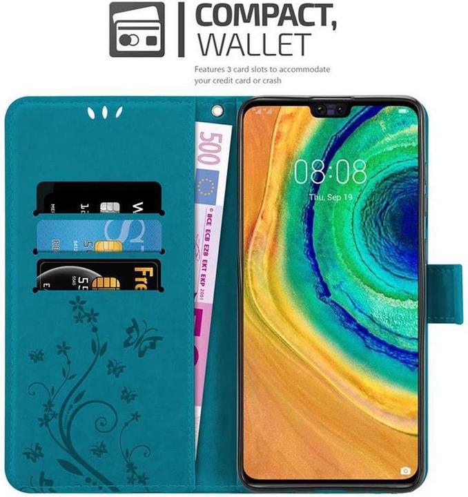 Produktbild Cadorabo Flower Book Cover (Huawei Mate 30)