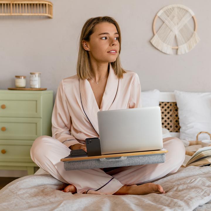 Actual product image Relaxdays Laptop cushion