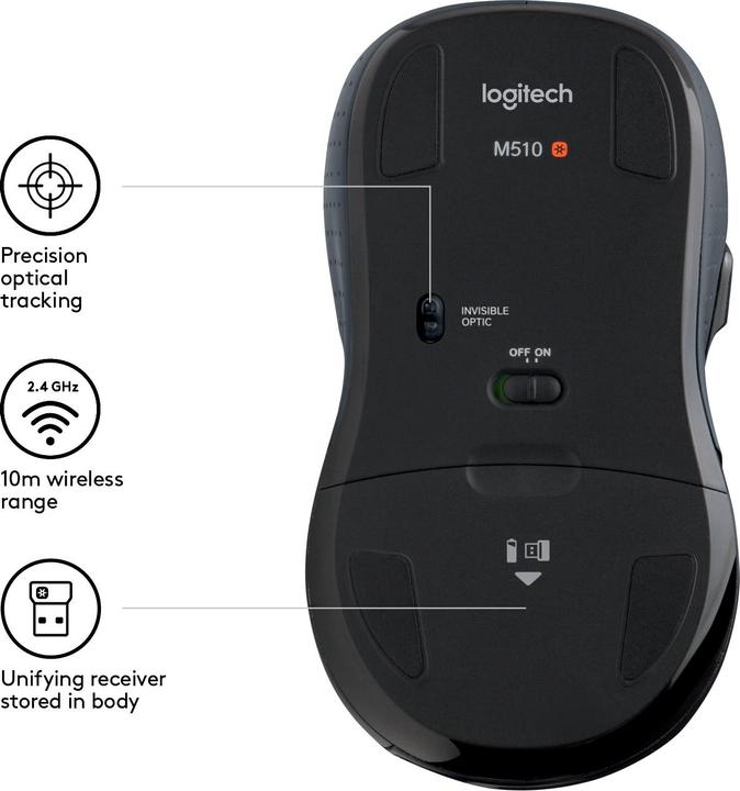 Produktbild Logitech M510 (Kabellos)