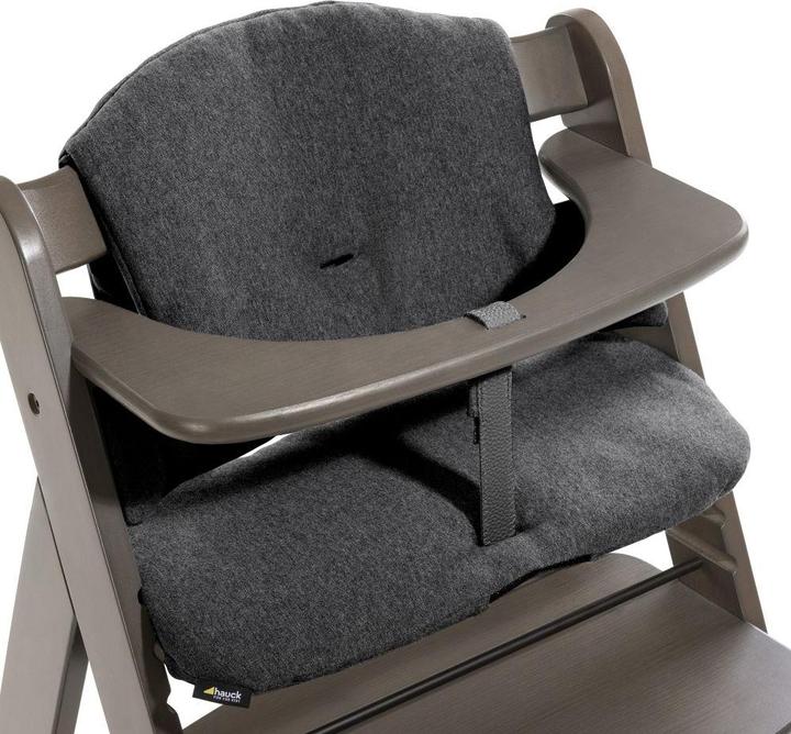 Produktbild Hauck Hochstühle Hochstuhl Alpha Plus Charcoal im Sparset inkl. (Hochstuhl)