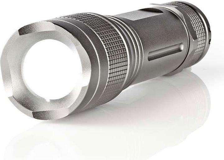 Nedis LED-Taschenlampe, Premium, 330lm - silber (3.40 cm, 330 lm)