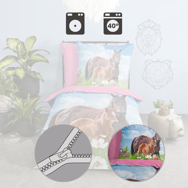Actual product image Good Morning Dora (Bedding set, 135 x 200 cm, 80 x 80 cm)