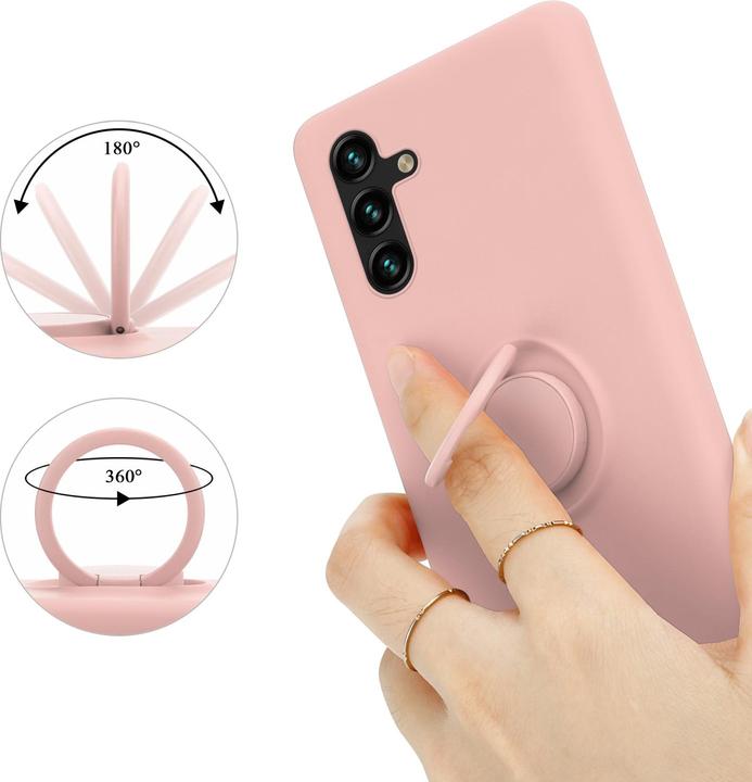 Produktbild Cadorabo TPU Liquid Ring Silicone Case Hülle (Samsung Galaxy A13 5G)