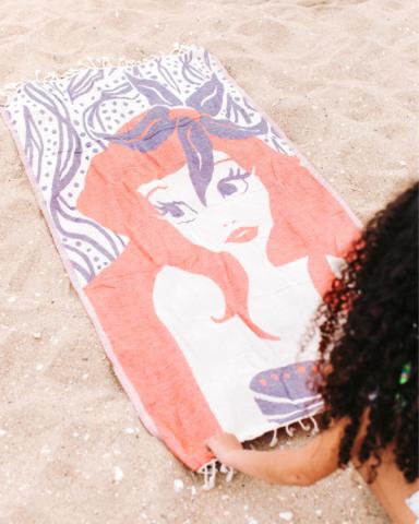 Produktbild Sand Cloud Ariel Little Mermaid Kids Beach Towel