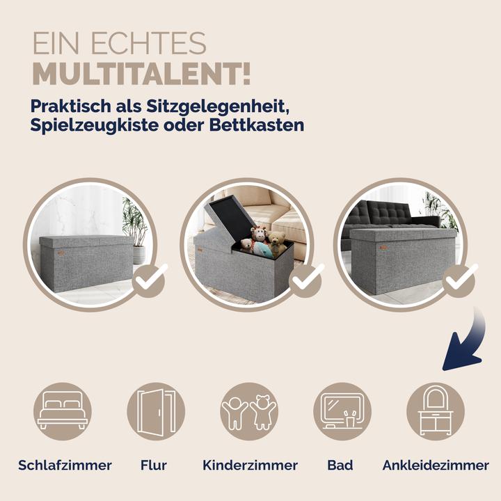 Actual product image Casaria Seat chest (80 cm)