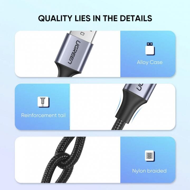 Produktbild Ugreen USB C – USB A (2 m, USB 2.0)