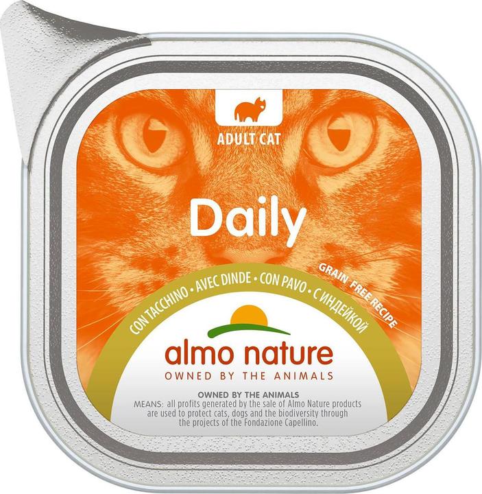 Immagine prodotto Almo Nature Menu giornaliero per adulti con tacchino (Adulto, 1 pz., 100 g)