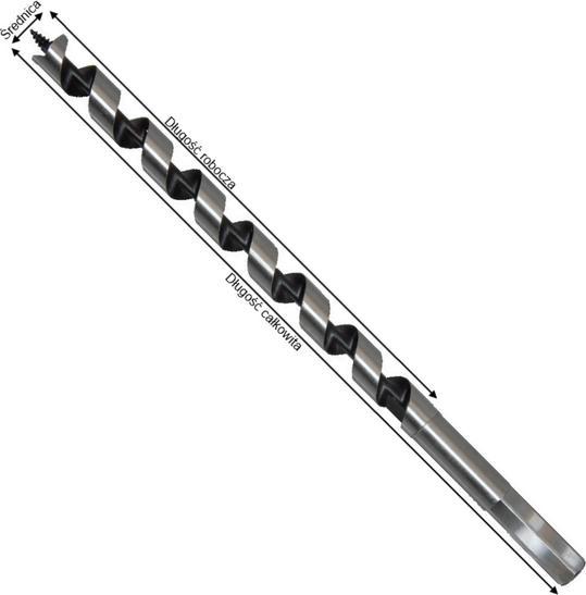 Actual product image Makita D-07490 Spiralinis grąžtas 20x400mm (up to 20 millimetres)