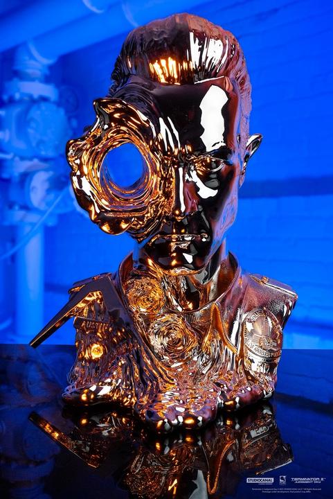 Produktbild Purearts TERMINATOR - T-1000 Liqu. Metal Mask - Statuette compatible '29x36x44cm'