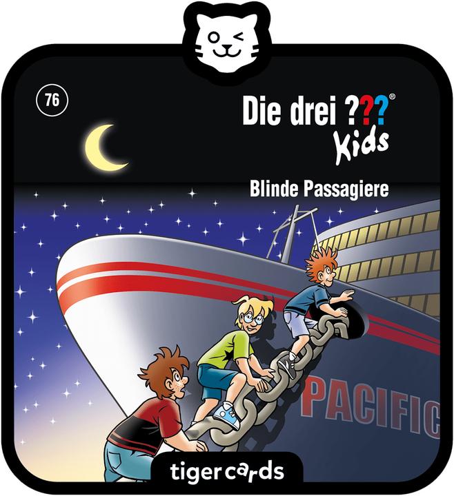 Actual product image Tigermedia Tigercard - The Three??? Kids: Episode 76: Stowaways (German)