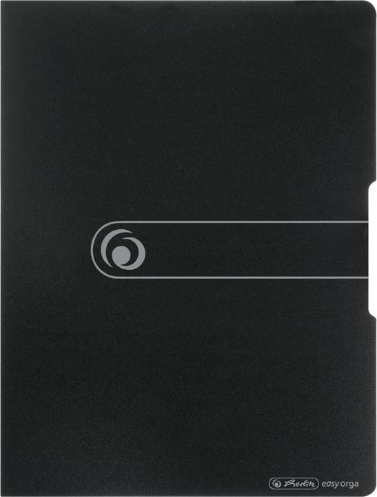 Actual product image Herlitz Easy orga to go, A4, 20 sleeves, black opaque, made of PP film, with 20 crystal-clear sleeves, docu (A4, 1 x)