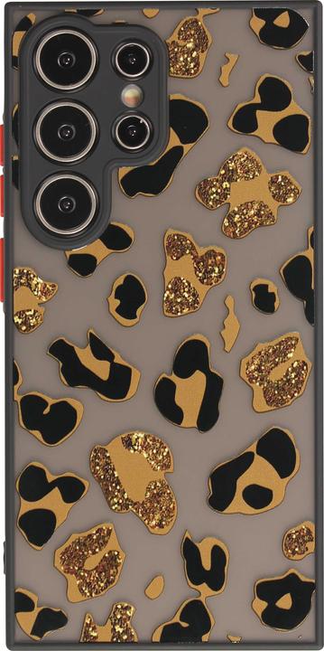 Actual product image PhoneLook Cover semi-transparent blurry design leopard (Samsung Galaxy S24 Ultra)