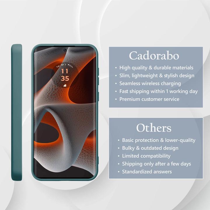 Immagine prodotto Cadorabo Custodia per Motorola Moto Edge 50 Pro TPU Liquid Silicone Case (Motorola Edge 50 Pro)