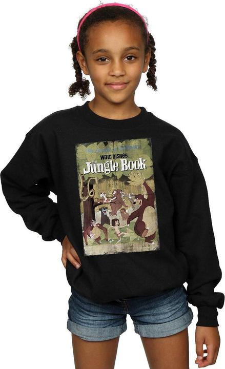 Produktbild Disney The Jungle Book Retro Poster Sweatshirt Mädchen (140, 146)