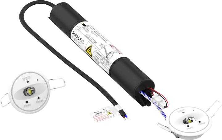 Immagine prodotto Enova ELED 200106 - Faretto di emergenza a LED da incasso alla prova. (150 lm)